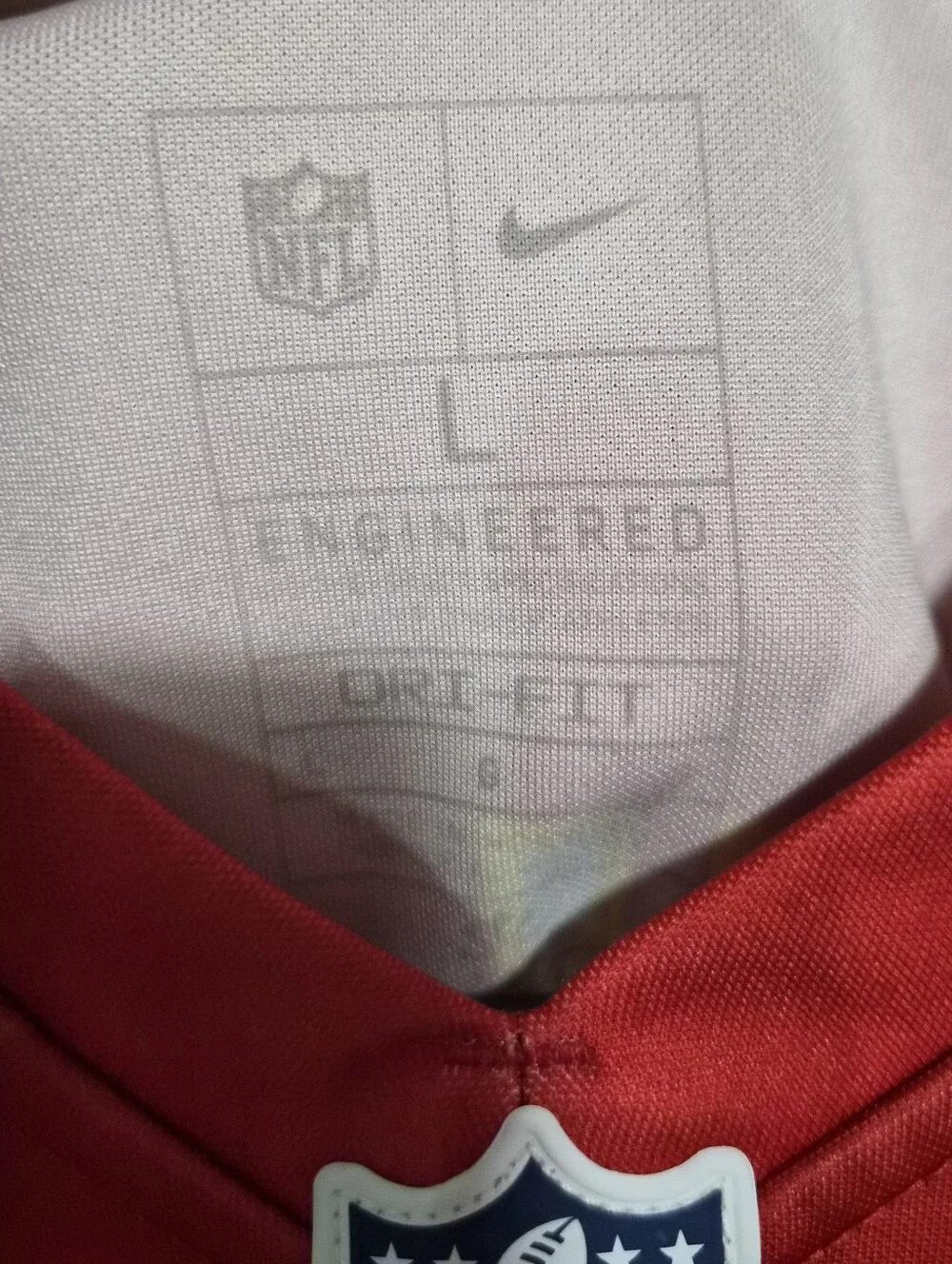 Men's Nike Dri-fit Travis Kelce Chiefs Jersey Sz. L